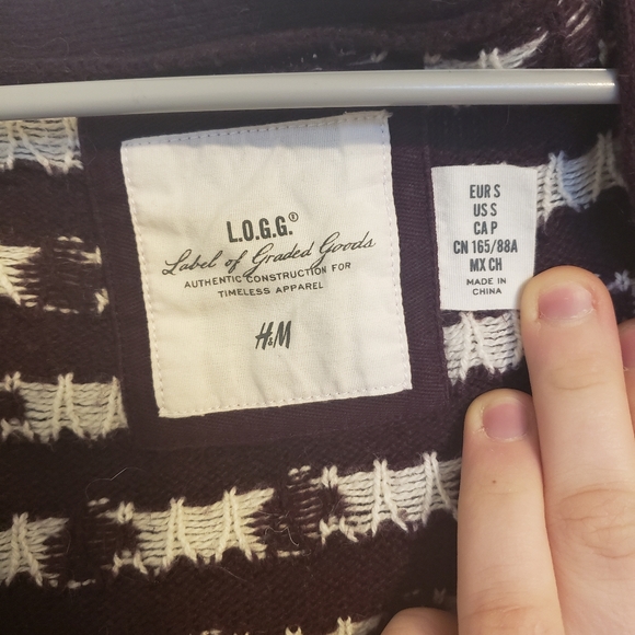 H&M L.O.G.G Polka Dot Cardigan - Picture 3 of 4